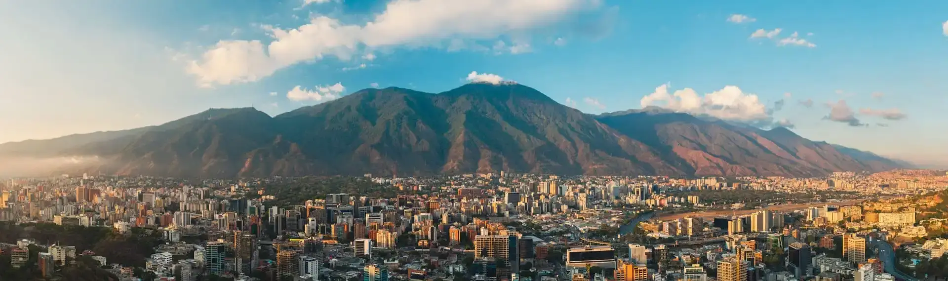 Avila mountain skyline in Caracas